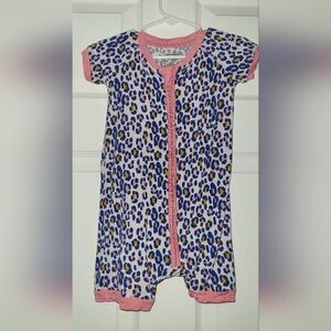 18-24 Month Little Sleepies Wild Leopard Shorty Zippy